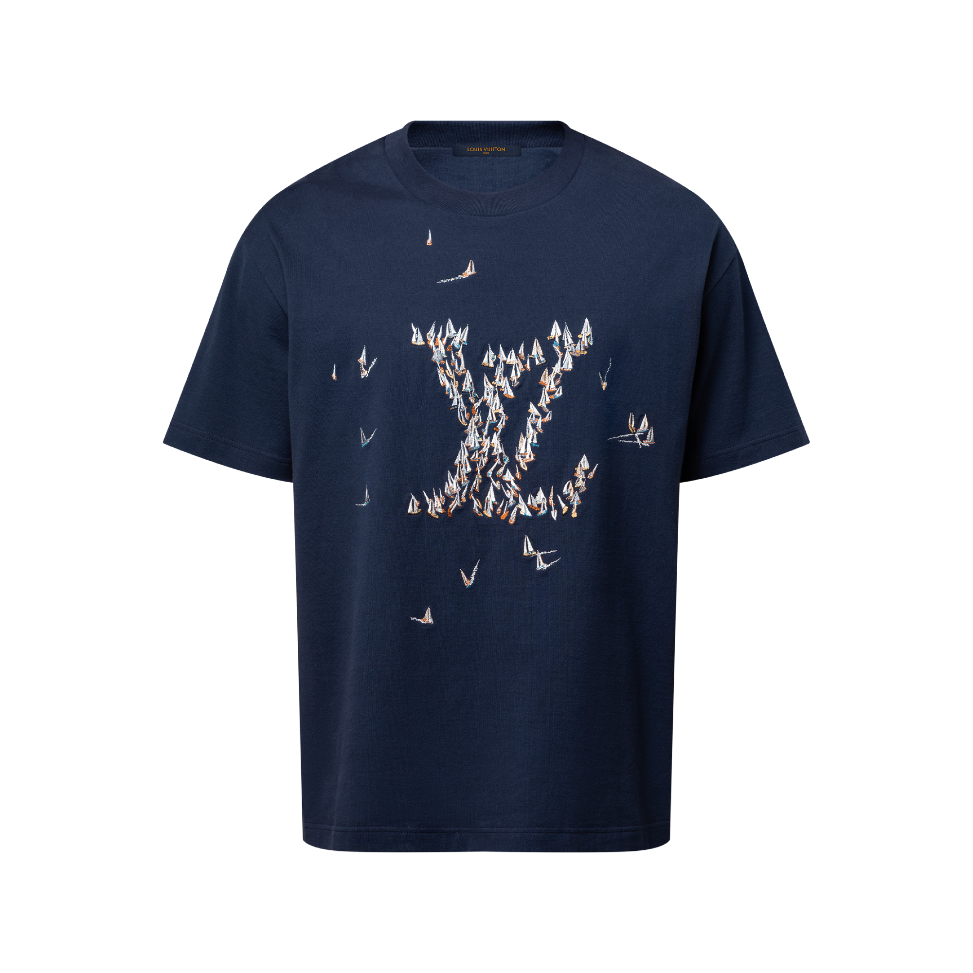 Camiseta de Algodão Bordada - Ready-to-Wear | LOUIS VUITTON ®
